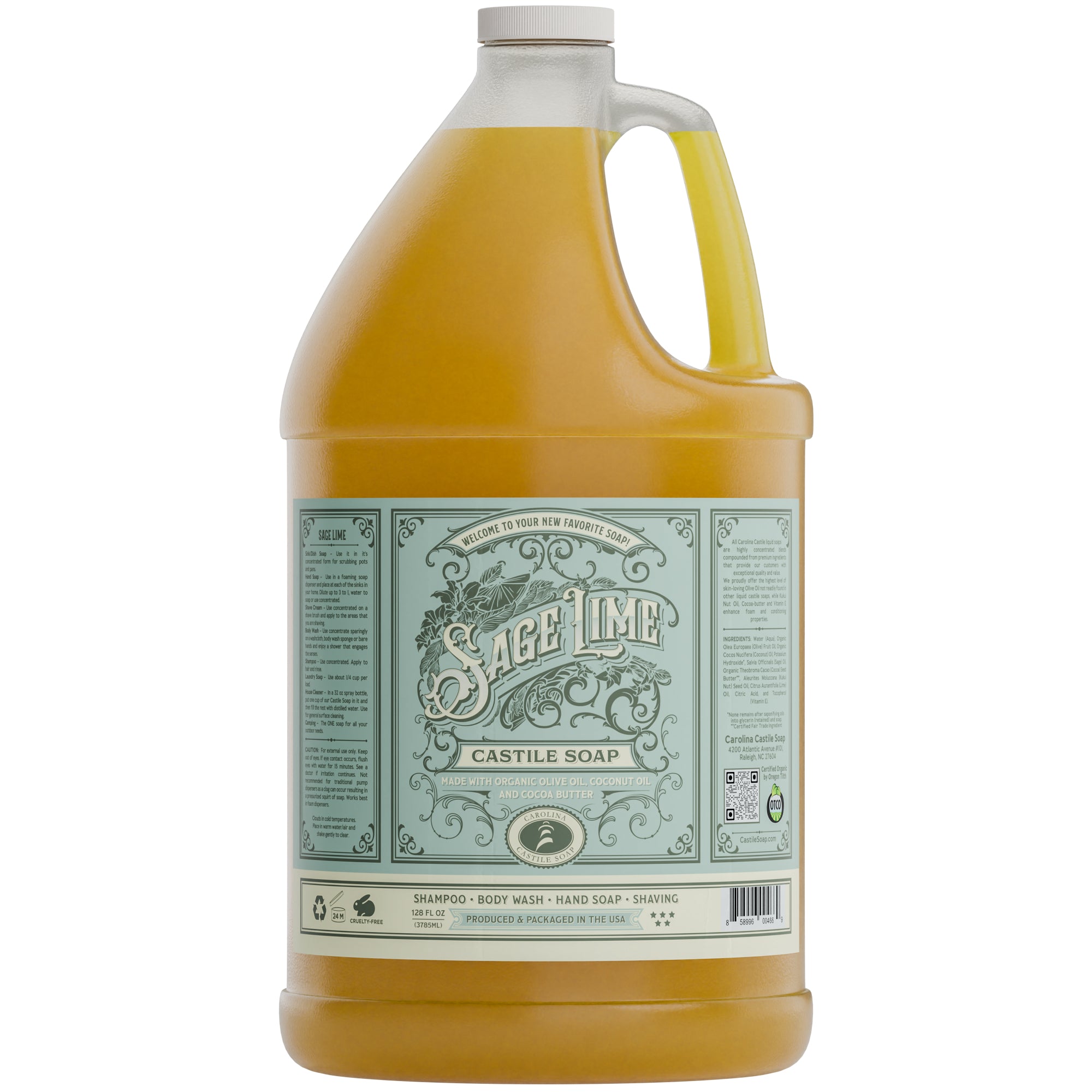 Sage Lime Castile Soap