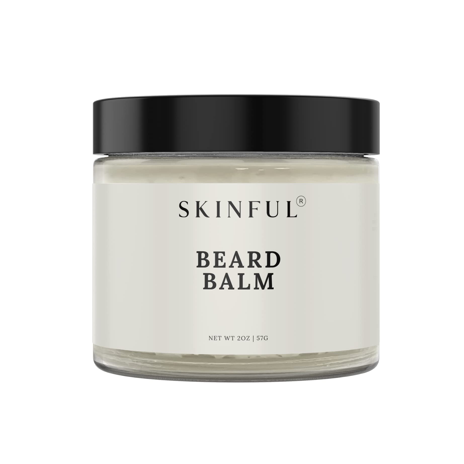 Skinful Beard Balm for Men - Softening Hydrating Beard Conditioner for Beard Growth - 2oz
